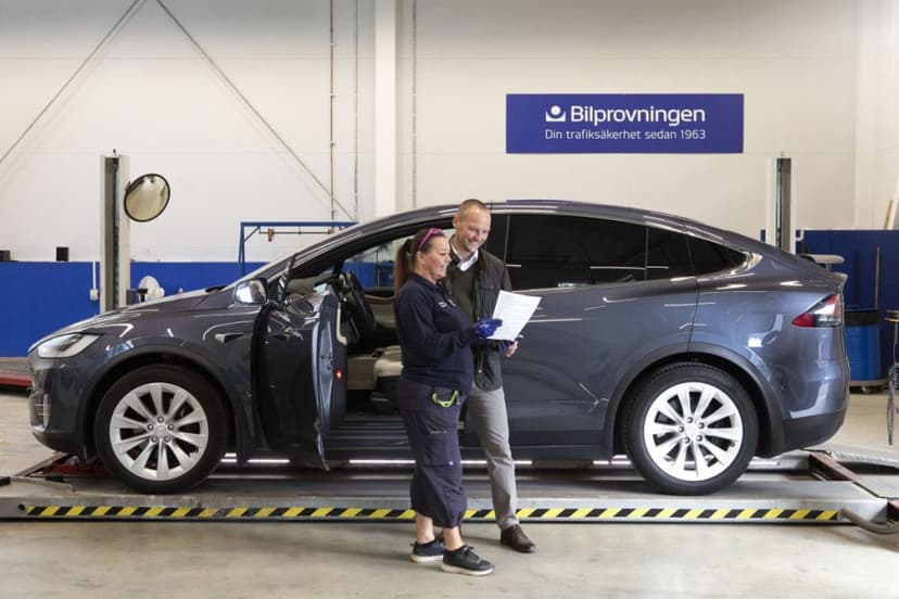 Genomgågn av bil vid bilprovningen