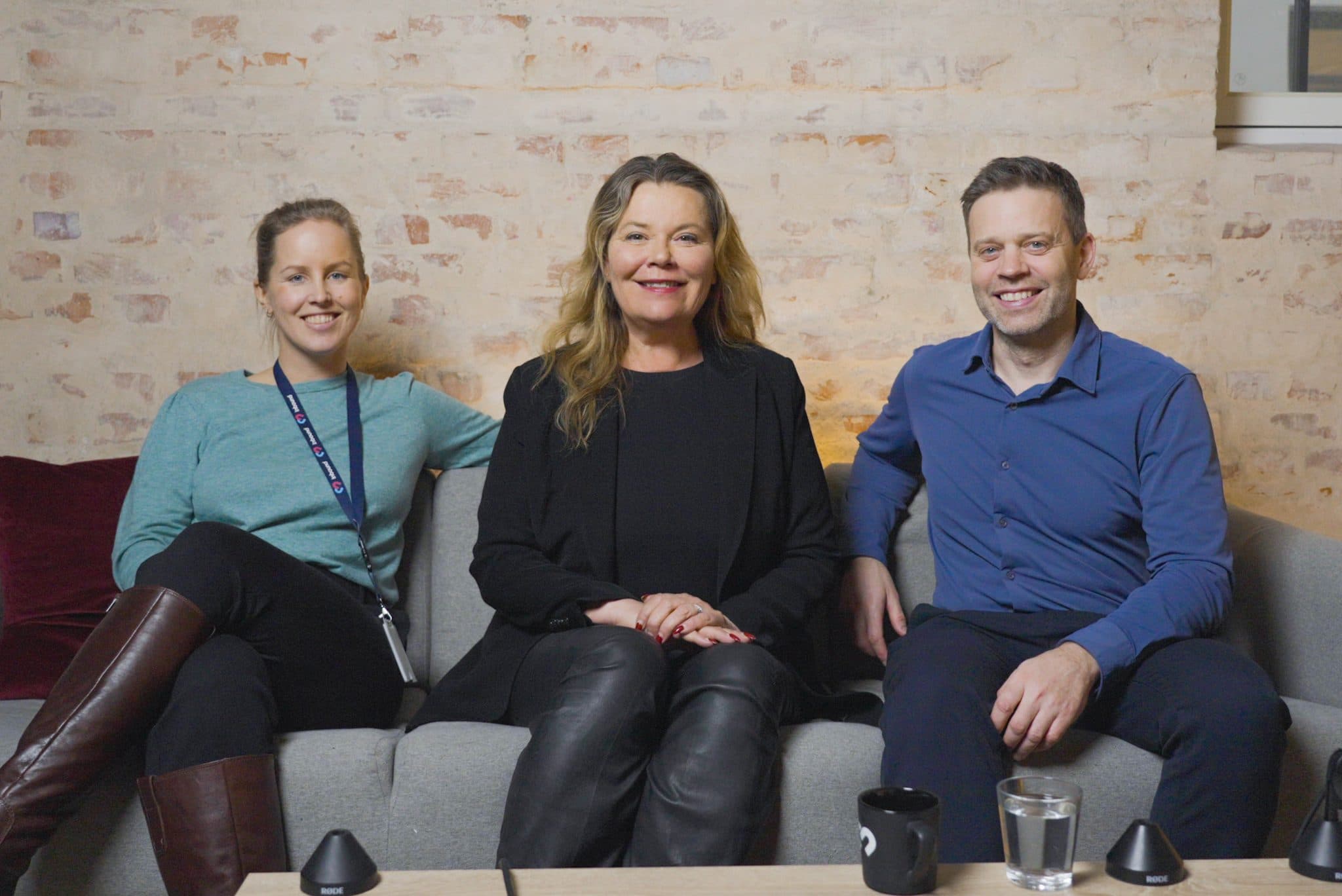 Trine sammen med Camilla Tryggestad Visjø og Tor Magnus Kolflaath fra Inbound